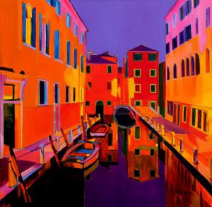 Voir le détail de cette oeuvre: Venise la nuit